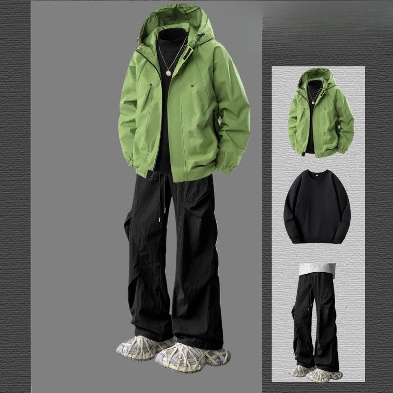 Outdoor Sports Outfit - Erkek Polar Astarlı Ceket Takımı Kışlık