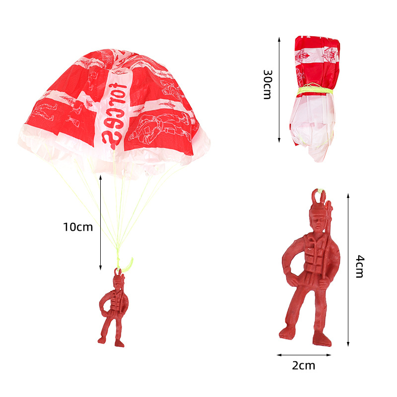 10 adet Plastik Çıkarma Paraşü - Outdoor Sport Games For Kids incelemesi ve fiyatı