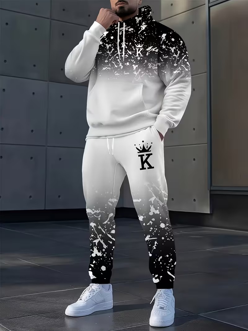 Moda Taç Baskılı Kapüşonlu Üst - Outdoor Sports Outfit incelemesi ve fiyatı
